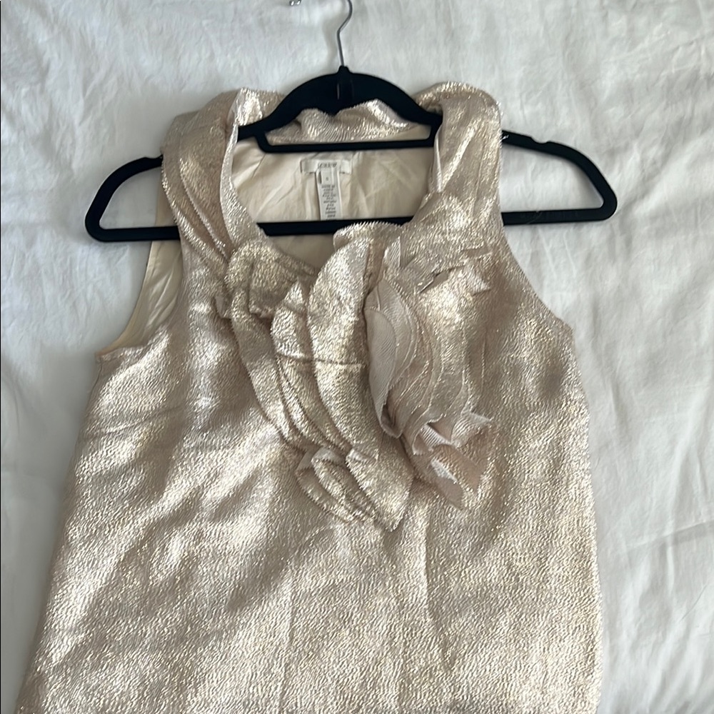 Elegant Cream Sleeveless Top